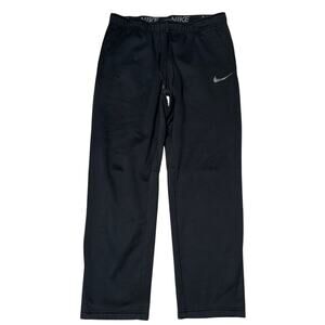 Nike Men’s Drawcord Straightt Leg Sweat Pants Black Size XL